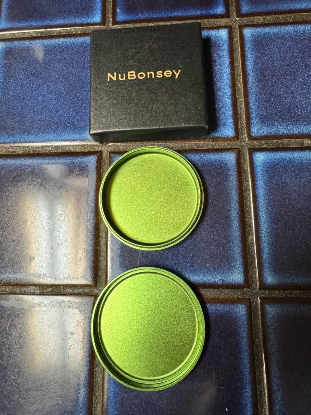 NuBonsey Sugarbush Green Metal Tin